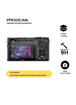 PROOCAM SPS-A6400 GLASS SCREEN PROTECTOR FOR SONY A6400 A6600 A6300 A6100 A6000 A5000